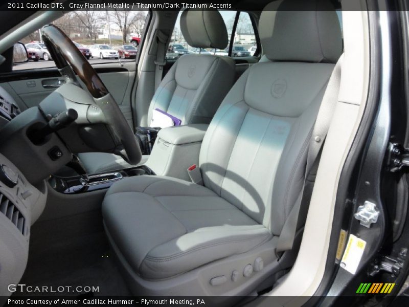Gray Flannel Metallic / Titanium/Dark Titanium Accents 2011 Cadillac DTS