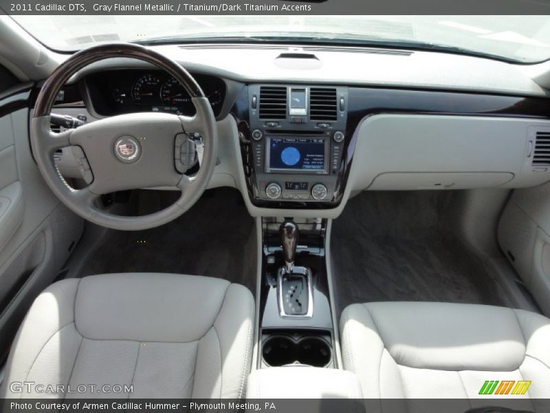 Gray Flannel Metallic / Titanium/Dark Titanium Accents 2011 Cadillac DTS