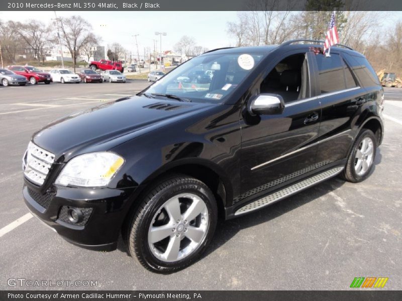 Black / Black 2010 Mercedes-Benz ML 350 4Matic