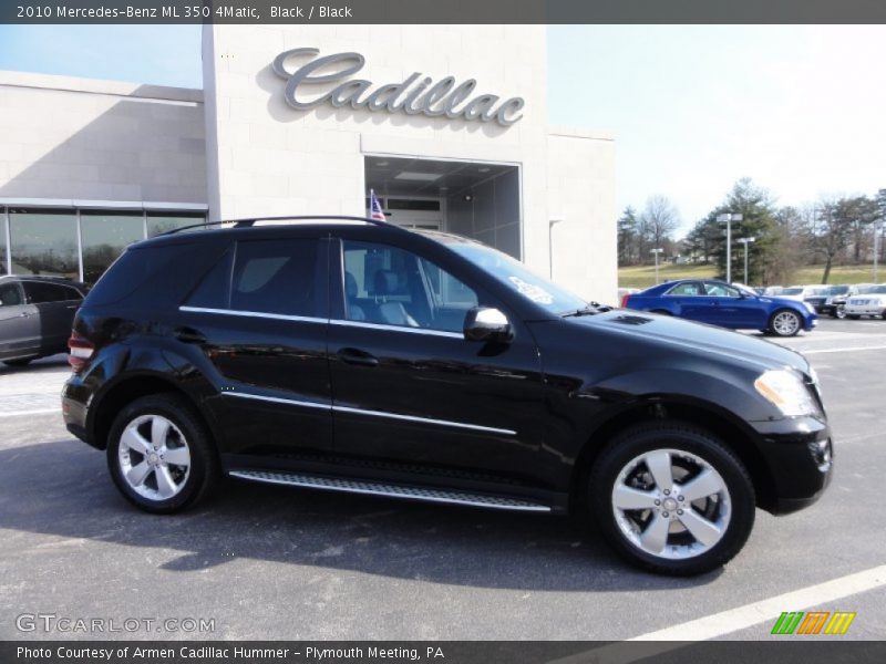 Black / Black 2010 Mercedes-Benz ML 350 4Matic