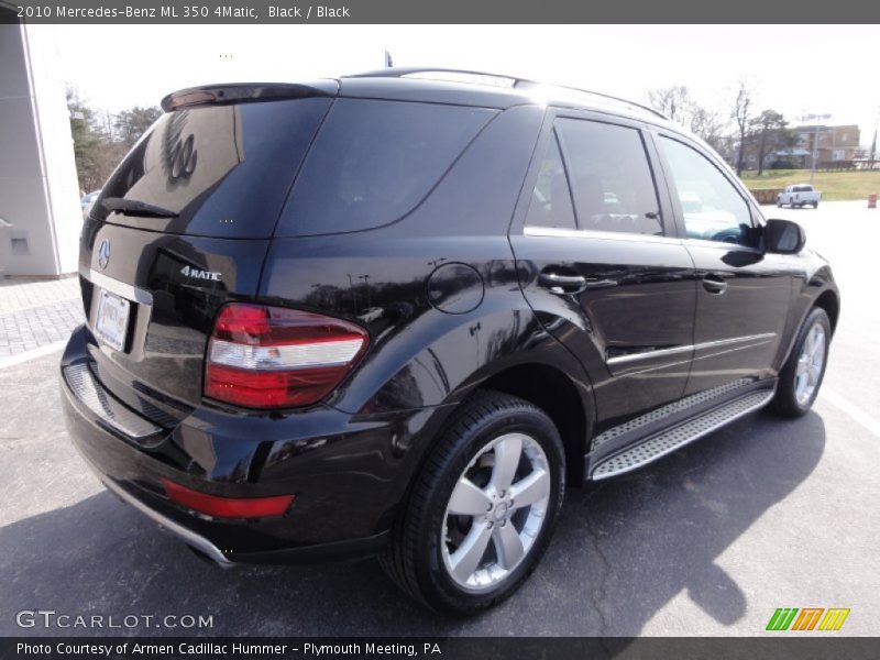 Black / Black 2010 Mercedes-Benz ML 350 4Matic