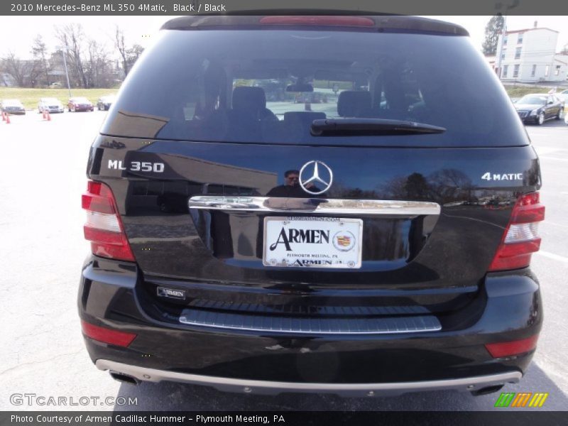 Black / Black 2010 Mercedes-Benz ML 350 4Matic