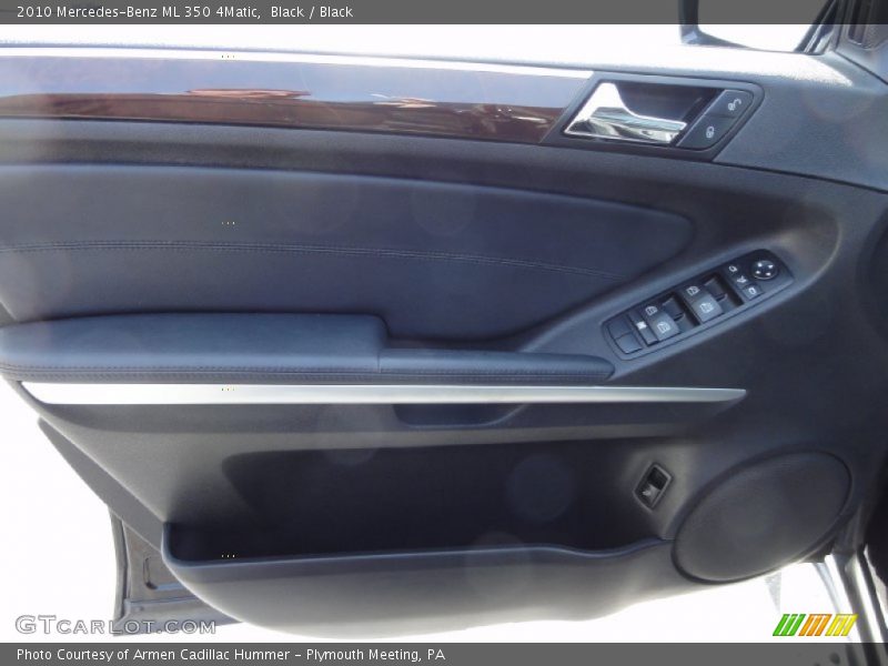 Black / Black 2010 Mercedes-Benz ML 350 4Matic