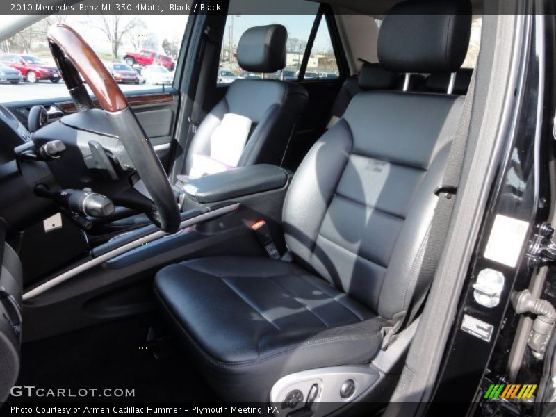 Black / Black 2010 Mercedes-Benz ML 350 4Matic