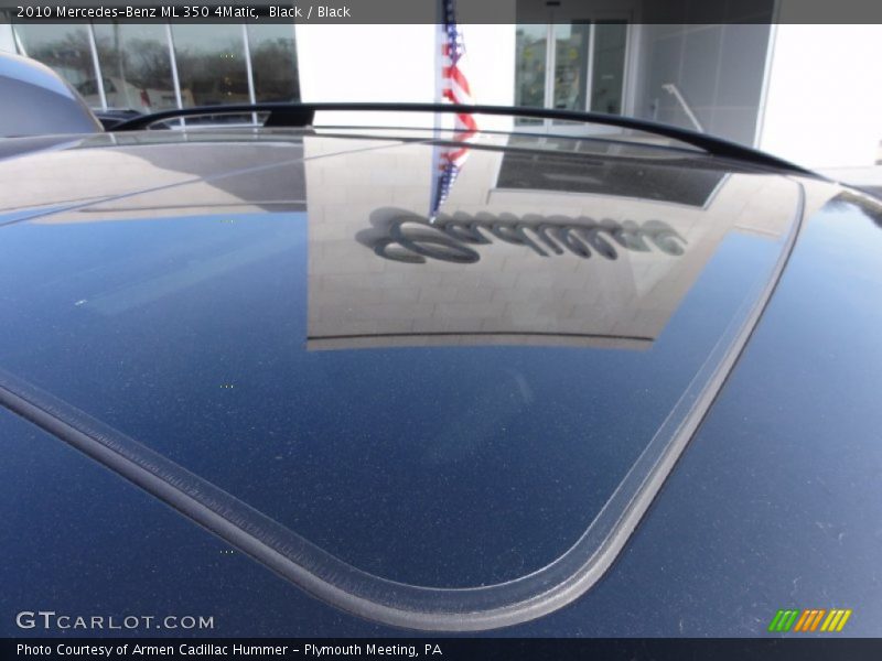 Black / Black 2010 Mercedes-Benz ML 350 4Matic