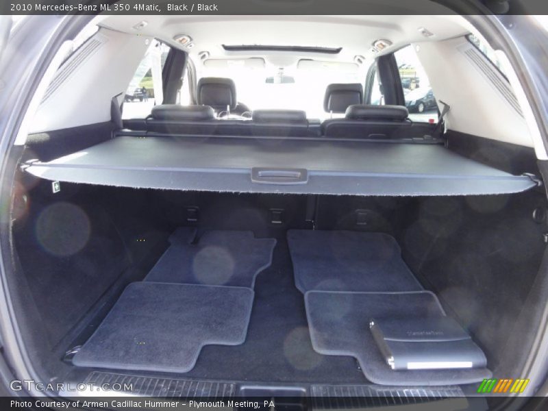 Black / Black 2010 Mercedes-Benz ML 350 4Matic