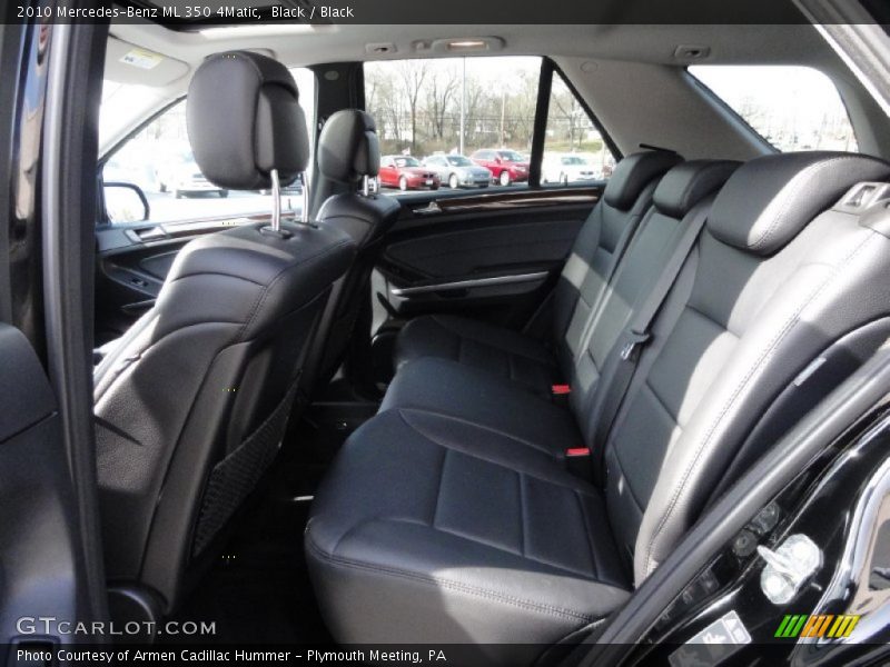 Black / Black 2010 Mercedes-Benz ML 350 4Matic