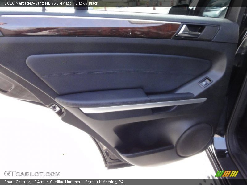 Black / Black 2010 Mercedes-Benz ML 350 4Matic