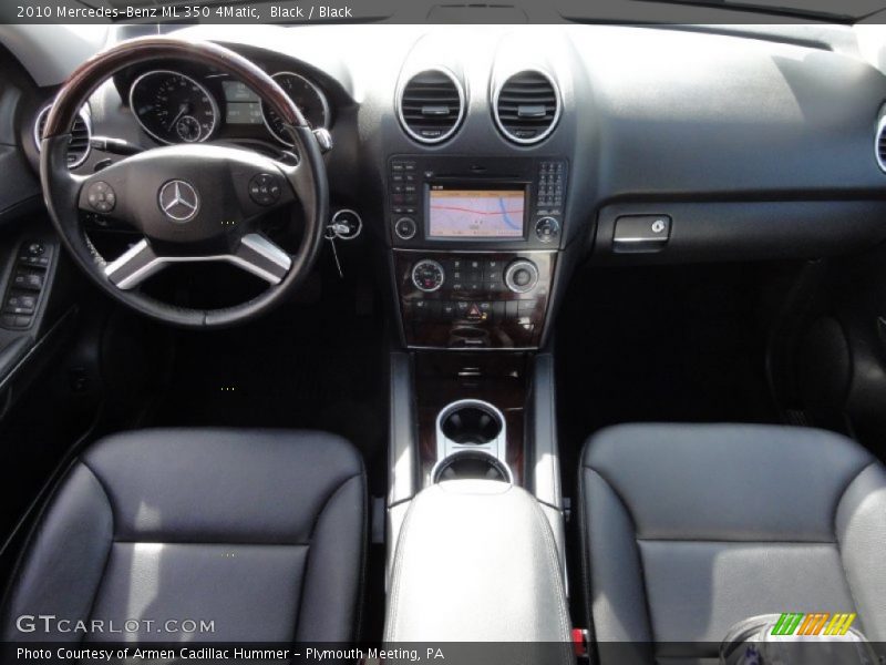 Black / Black 2010 Mercedes-Benz ML 350 4Matic