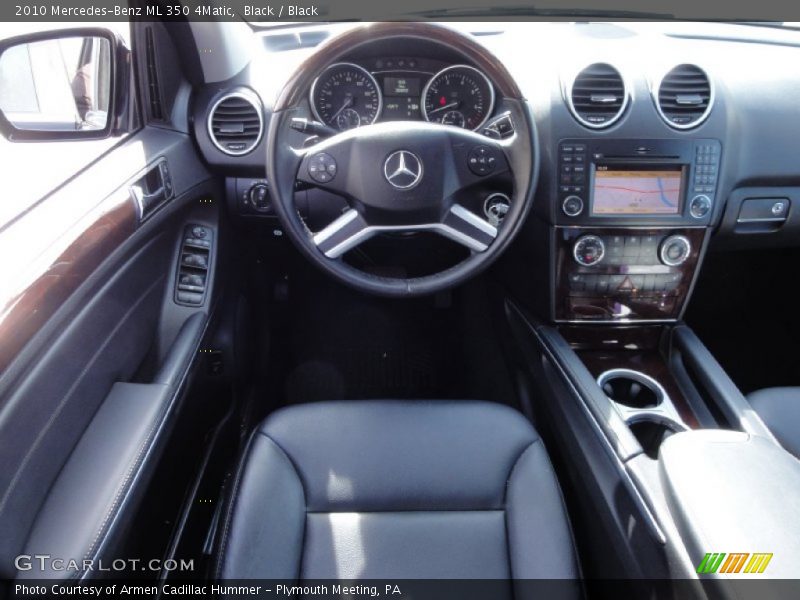 Black / Black 2010 Mercedes-Benz ML 350 4Matic