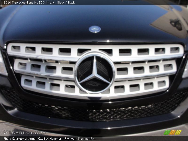 Black / Black 2010 Mercedes-Benz ML 350 4Matic