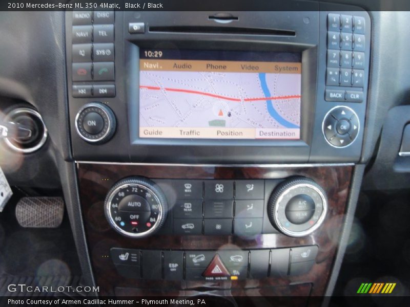 Black / Black 2010 Mercedes-Benz ML 350 4Matic