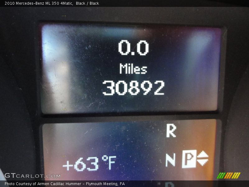 Black / Black 2010 Mercedes-Benz ML 350 4Matic