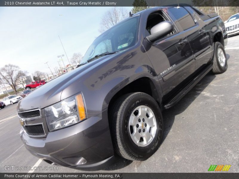 Taupe Gray Metallic / Ebony 2010 Chevrolet Avalanche LT 4x4