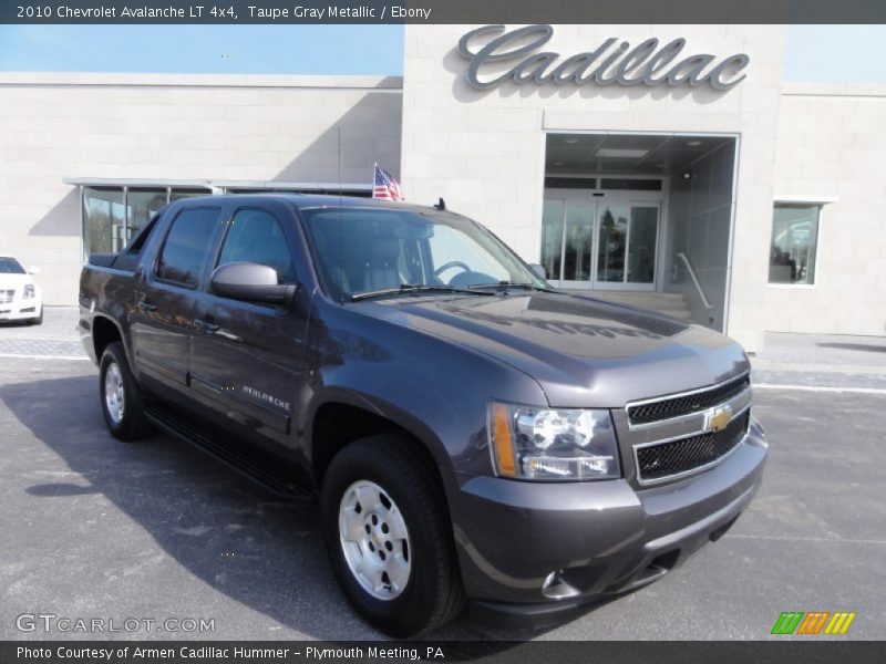 Taupe Gray Metallic / Ebony 2010 Chevrolet Avalanche LT 4x4