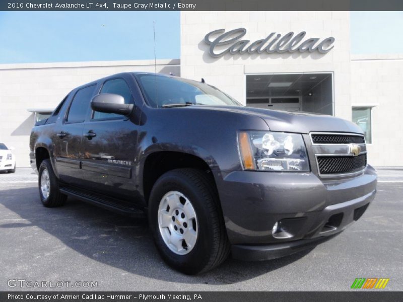 Taupe Gray Metallic / Ebony 2010 Chevrolet Avalanche LT 4x4