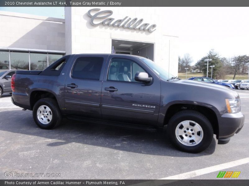 Taupe Gray Metallic / Ebony 2010 Chevrolet Avalanche LT 4x4