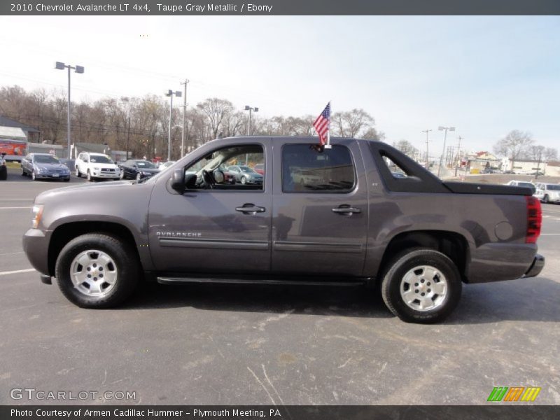 Taupe Gray Metallic / Ebony 2010 Chevrolet Avalanche LT 4x4
