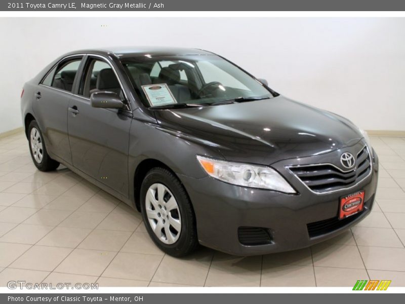 Magnetic Gray Metallic / Ash 2011 Toyota Camry LE