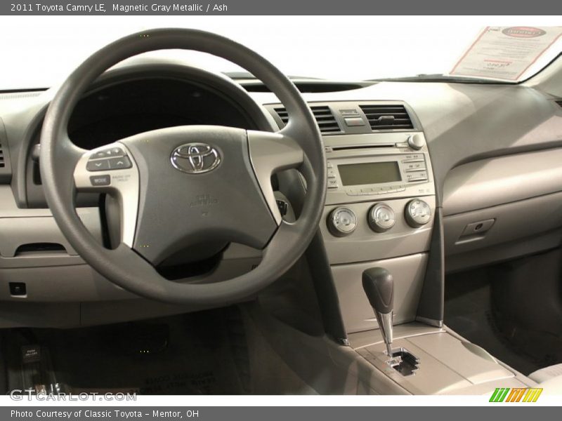 Magnetic Gray Metallic / Ash 2011 Toyota Camry LE