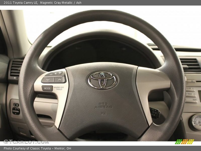 Magnetic Gray Metallic / Ash 2011 Toyota Camry LE