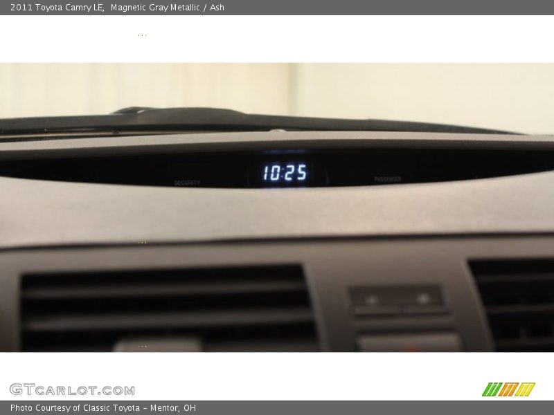 Magnetic Gray Metallic / Ash 2011 Toyota Camry LE