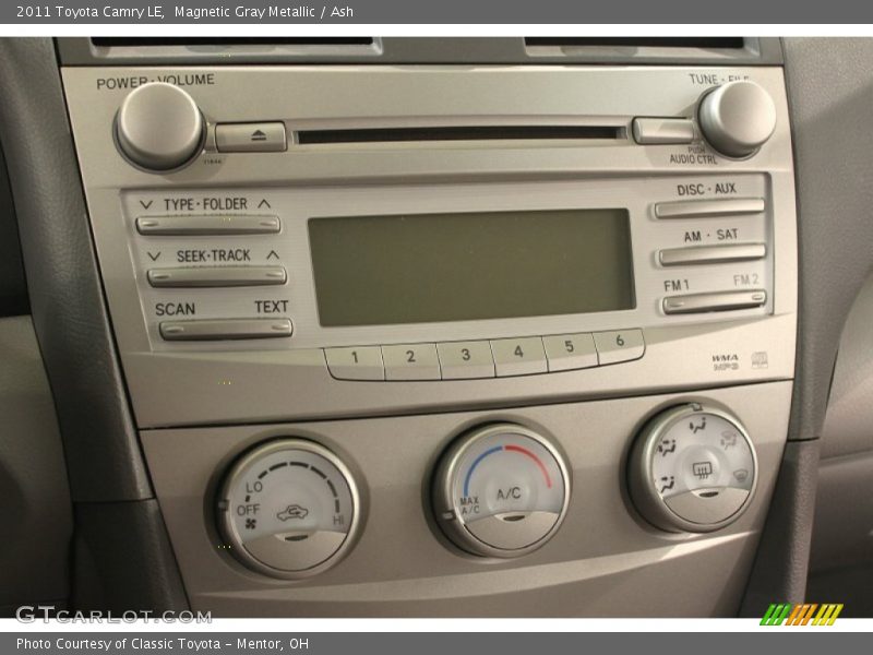 Magnetic Gray Metallic / Ash 2011 Toyota Camry LE
