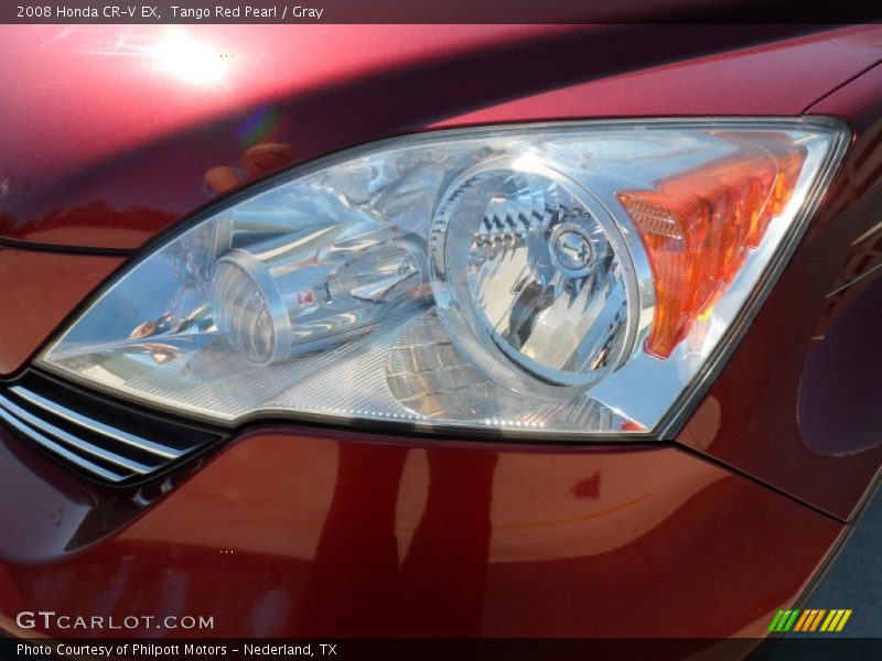 Tango Red Pearl / Gray 2008 Honda CR-V EX