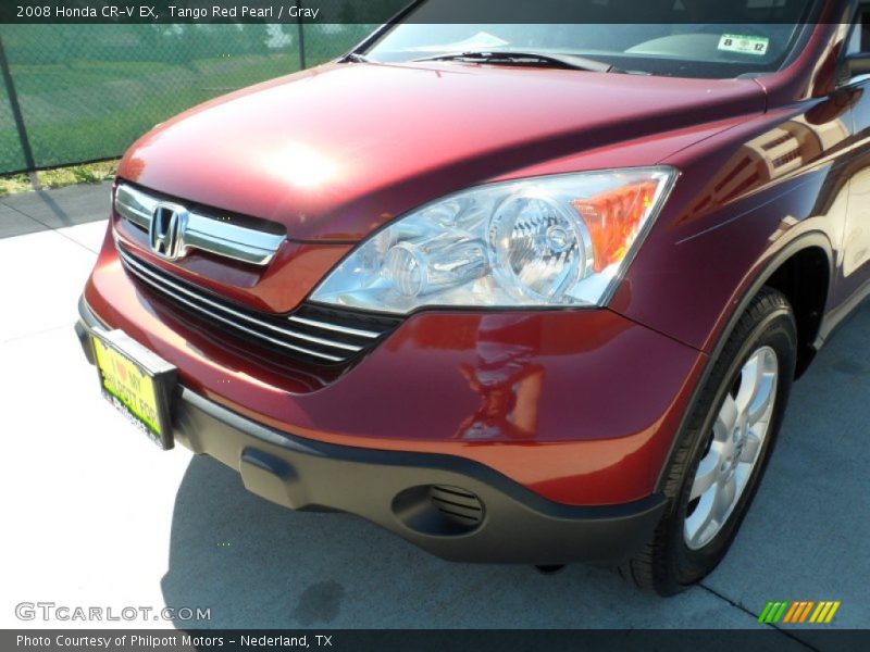 Tango Red Pearl / Gray 2008 Honda CR-V EX