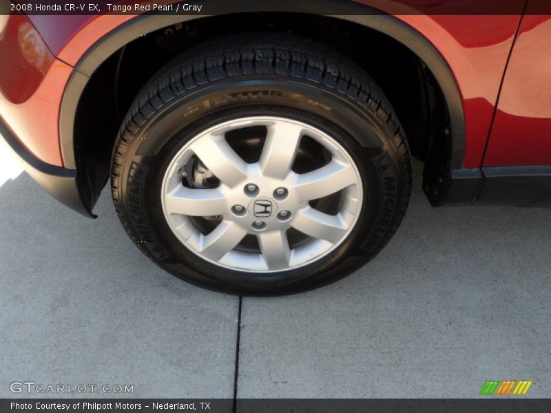 Tango Red Pearl / Gray 2008 Honda CR-V EX