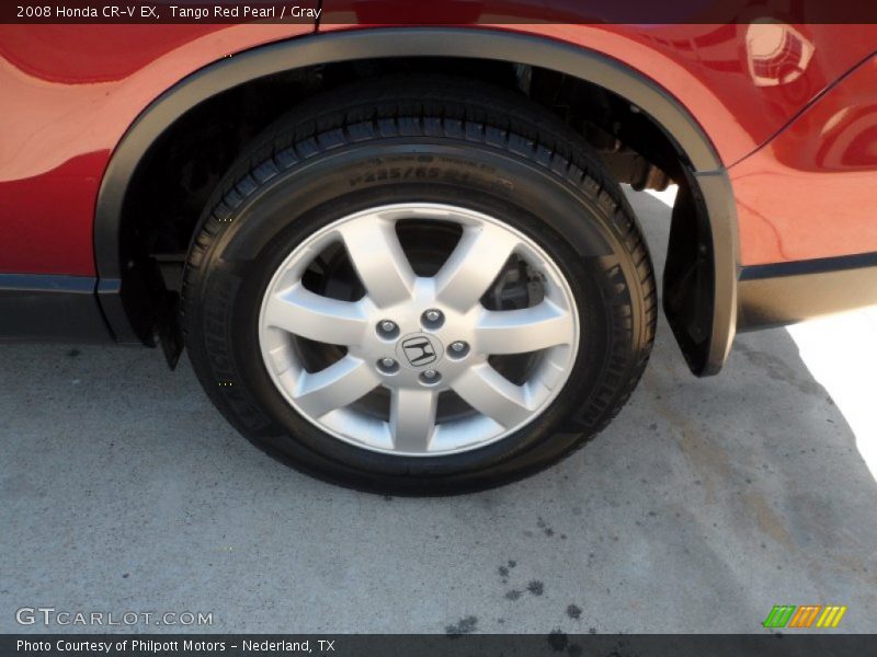 Tango Red Pearl / Gray 2008 Honda CR-V EX