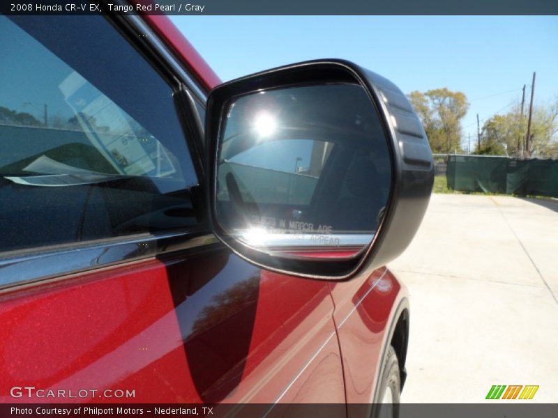 Tango Red Pearl / Gray 2008 Honda CR-V EX