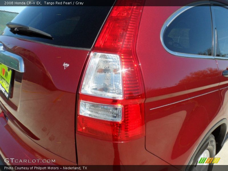 Tango Red Pearl / Gray 2008 Honda CR-V EX