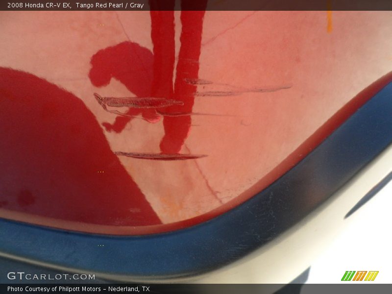 Tango Red Pearl / Gray 2008 Honda CR-V EX