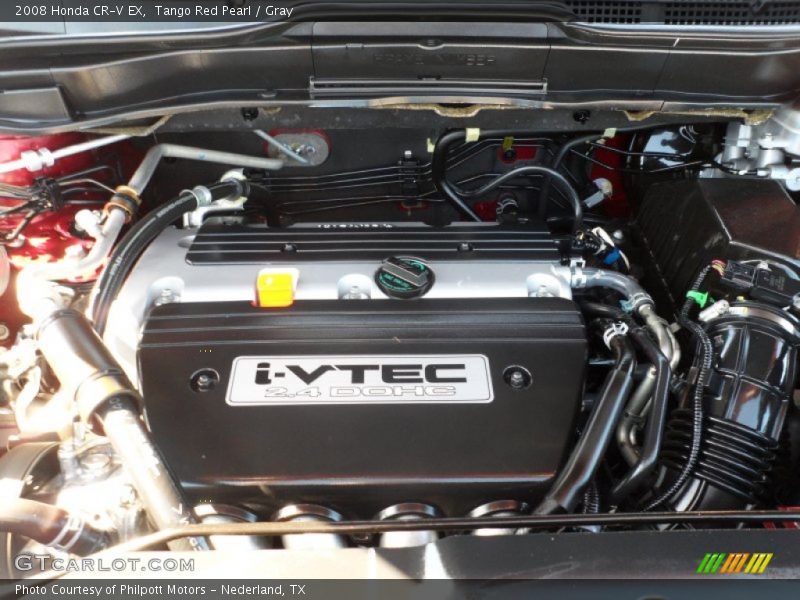 Tango Red Pearl / Gray 2008 Honda CR-V EX