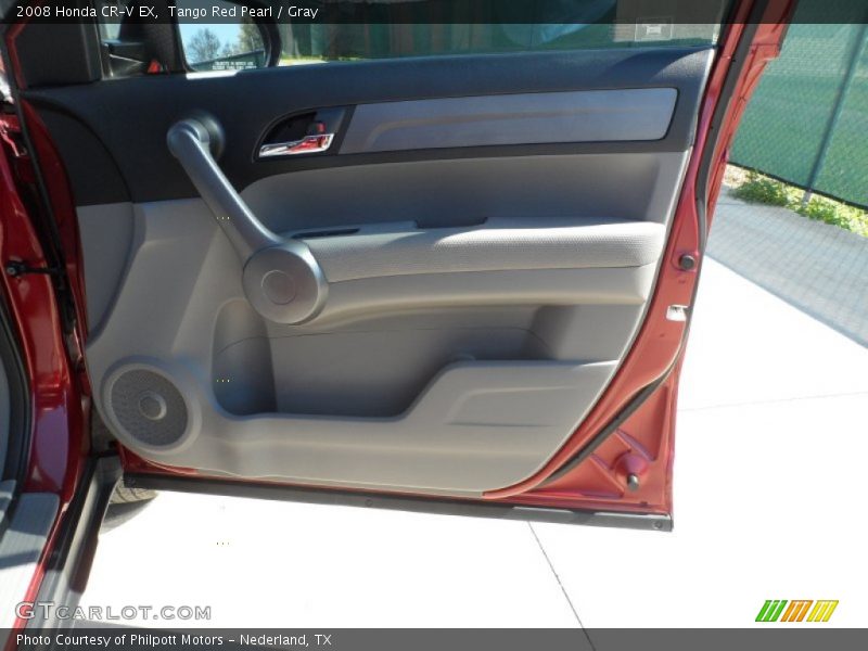 Tango Red Pearl / Gray 2008 Honda CR-V EX