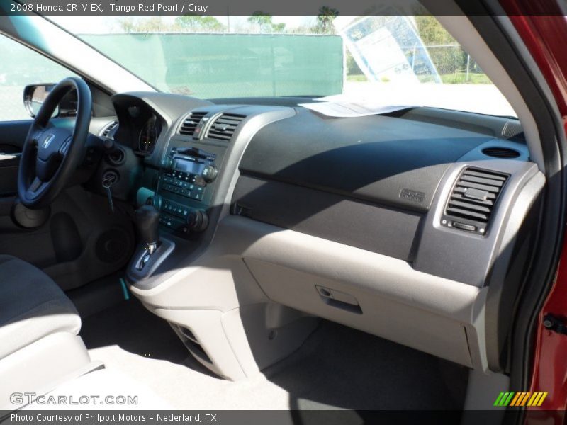 Tango Red Pearl / Gray 2008 Honda CR-V EX