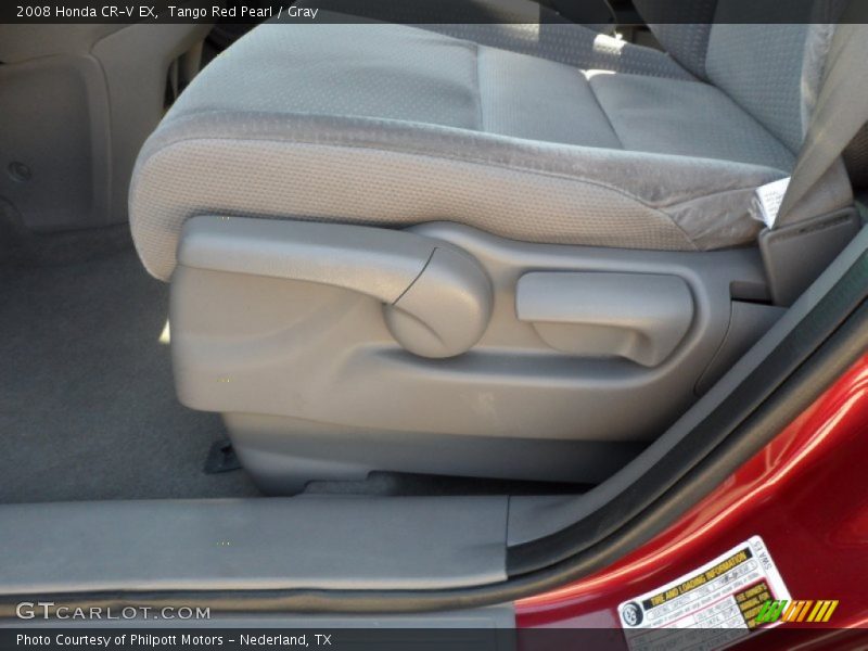 Tango Red Pearl / Gray 2008 Honda CR-V EX