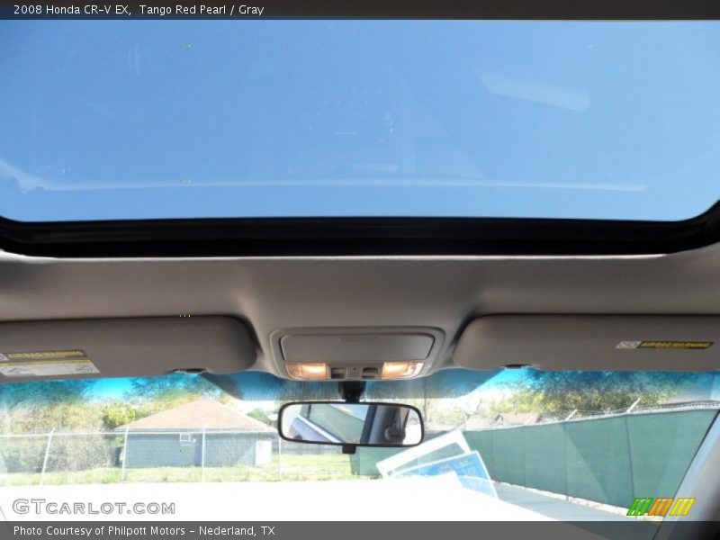 Tango Red Pearl / Gray 2008 Honda CR-V EX