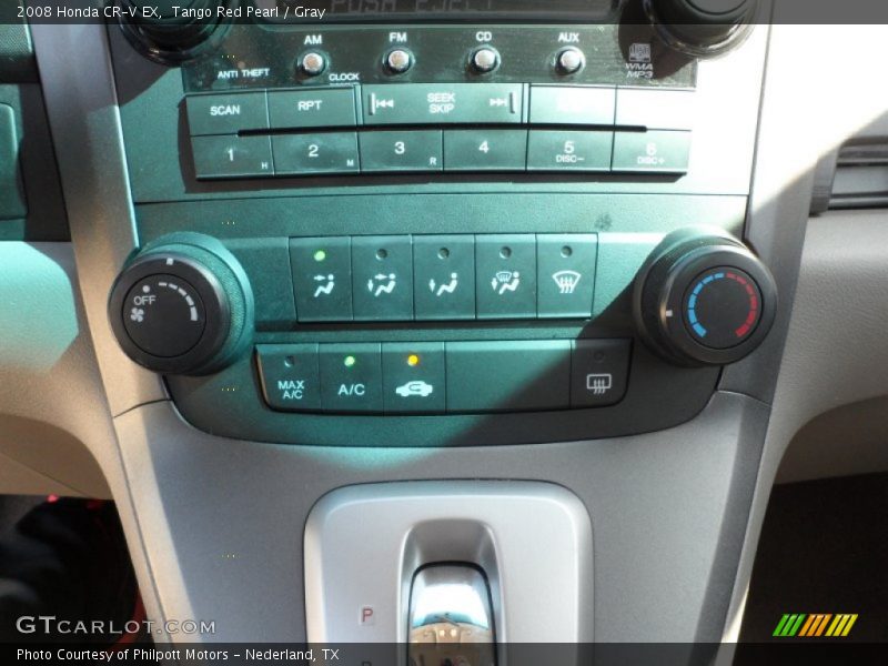 Tango Red Pearl / Gray 2008 Honda CR-V EX
