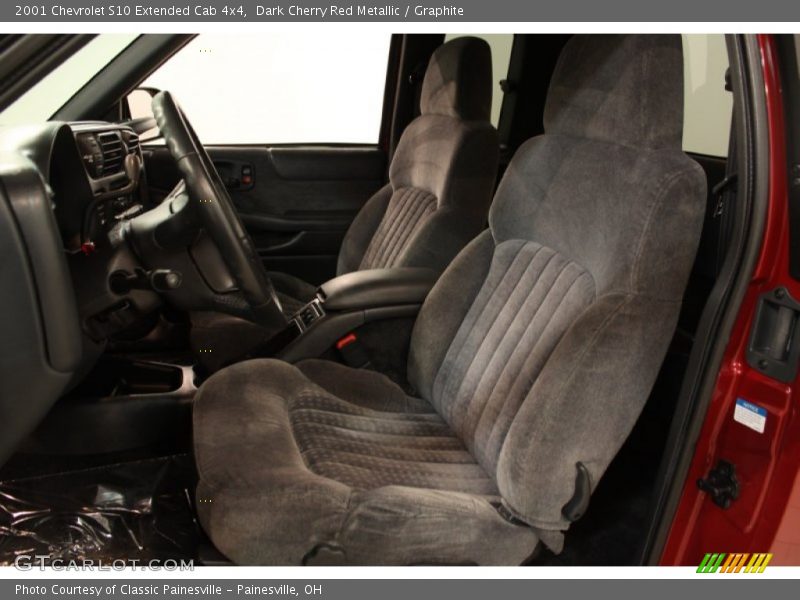 Dark Cherry Red Metallic / Graphite 2001 Chevrolet S10 Extended Cab 4x4