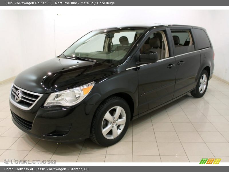 Nocturne Black Metallic / Gobi Beige 2009 Volkswagen Routan SE