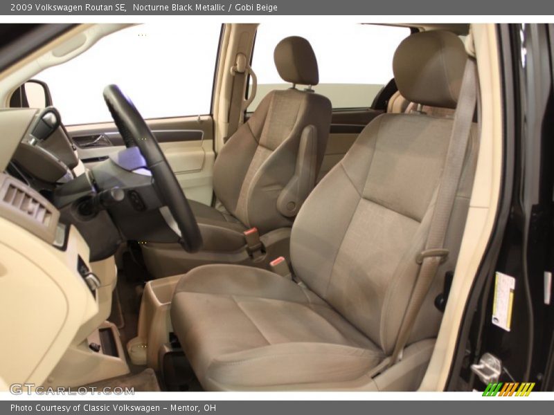 Nocturne Black Metallic / Gobi Beige 2009 Volkswagen Routan SE