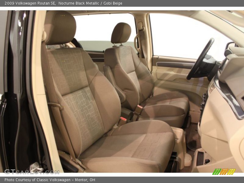 Nocturne Black Metallic / Gobi Beige 2009 Volkswagen Routan SE