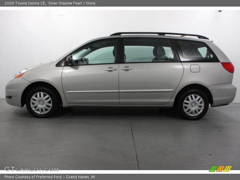 Silver Shadow Pearl / Stone 2009 Toyota Sienna CE