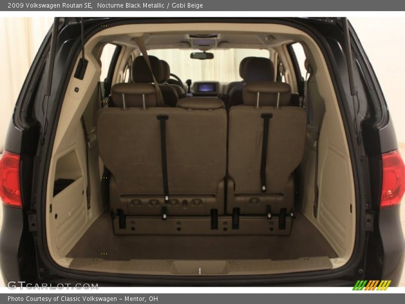 Nocturne Black Metallic / Gobi Beige 2009 Volkswagen Routan SE