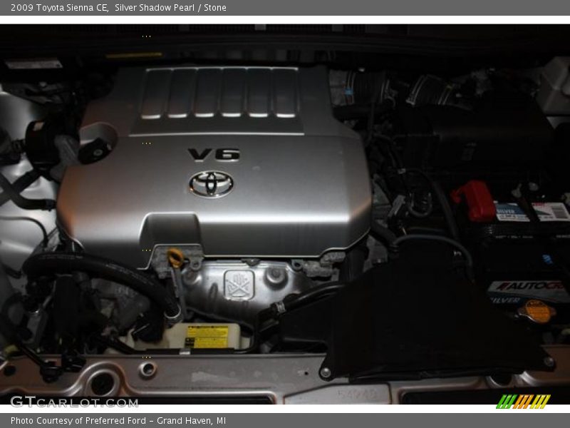 Silver Shadow Pearl / Stone 2009 Toyota Sienna CE