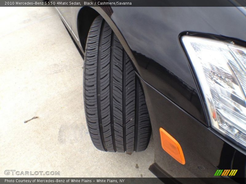 Black / Cashmere/Savanna 2010 Mercedes-Benz S 550 4Matic Sedan