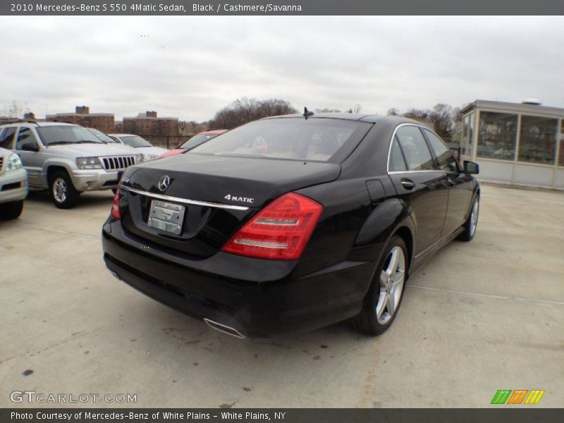 Black / Cashmere/Savanna 2010 Mercedes-Benz S 550 4Matic Sedan