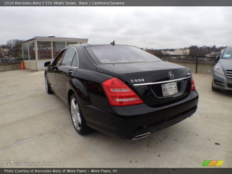 Black / Cashmere/Savanna 2010 Mercedes-Benz S 550 4Matic Sedan